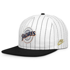 San Diego Padres Cooperstown Collection Pro Adjustable Hat - White/Black | Nike