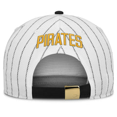 Pittsburgh Pirates Cooperstown Collection Pro Adjustable Hat - White/Black | Nike