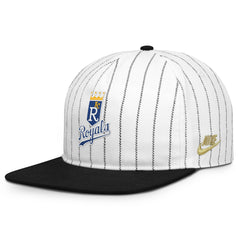 Kansas City Royals Cooperstown Collection Pro Adjustable Hat - White/Black | Nike