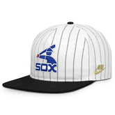 Chicago White Sox Cooperstown Collection Pro Adjustable Hat - White/Black | Nike