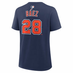 Javier Báez Detroit Tigers Women's Alternate Name & Number T-Shirt - Navy | Nike