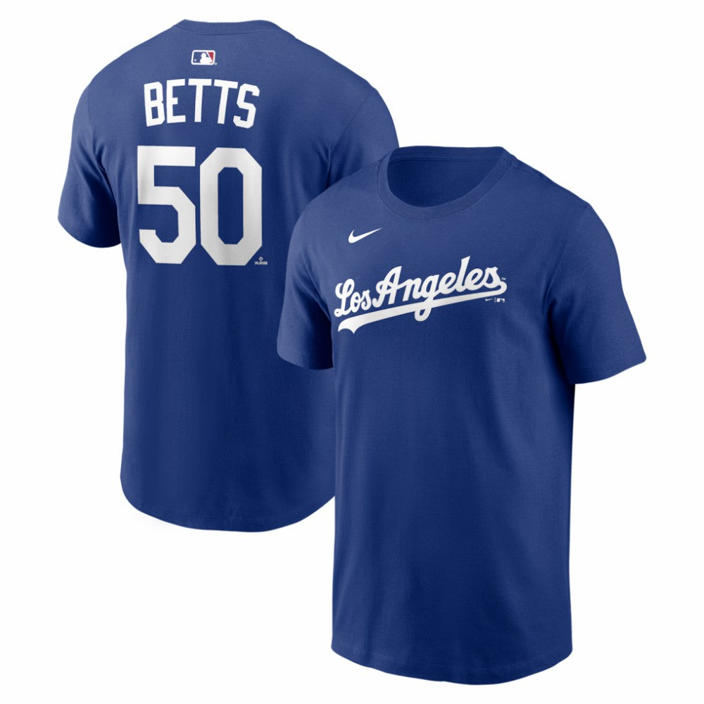 Mookie Betts Los Angeles Dodgers Alternate Name & Number T-Shirt - Royal | Nike