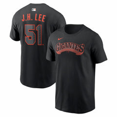 Jung Hoo Lee San Francisco Giants Alternate Name & Number T-Shirt - Black | Nike
