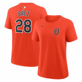 Javier Báez Detroit Tigers Women's Name & Number T-Shirt - Orange | Nike