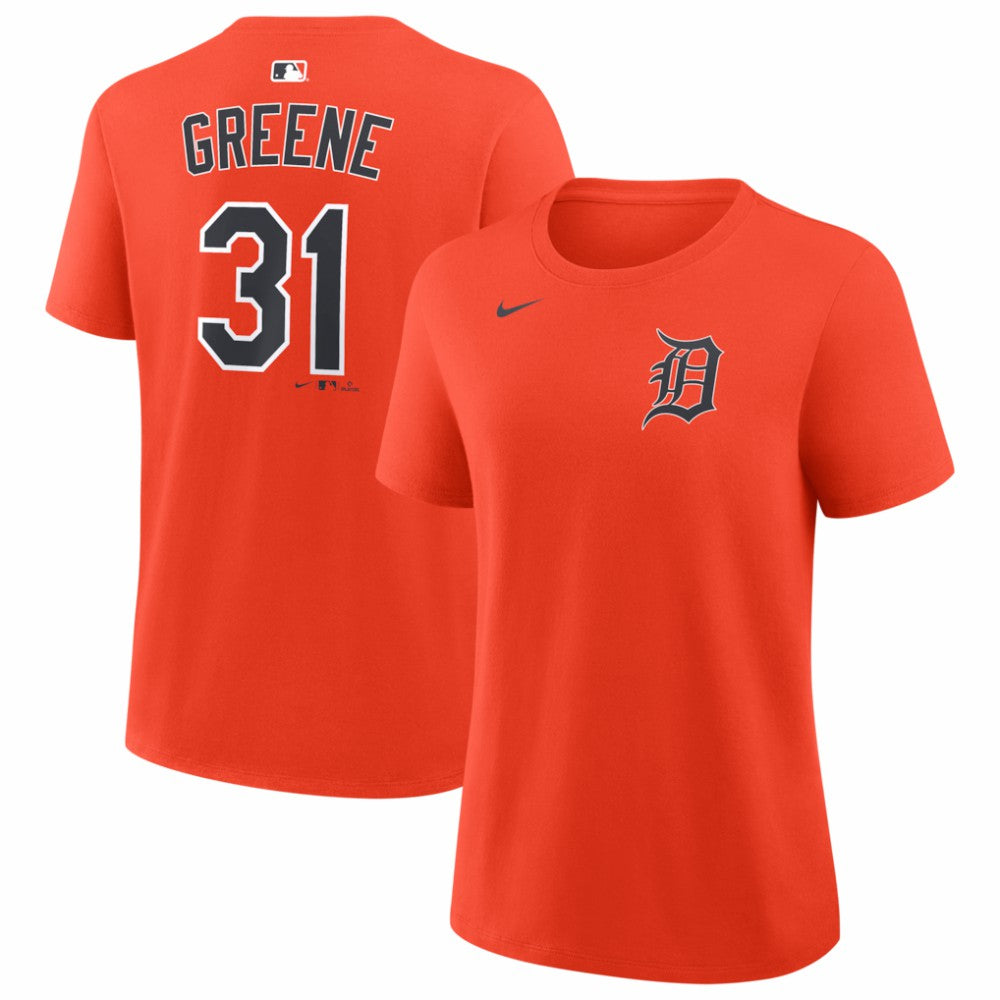Riley Greene Detroit Tigers Women's Name & Number T-Shirt - Orange | Nike