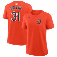 Riley Greene Detroit Tigers Women's Name & Number T-Shirt - Orange | Nike