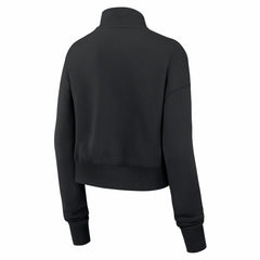 Chicago Bears Women's Legacy Phoenix Fleece Cropped Half-Zip Sweatshirt - Black | Nike for sale