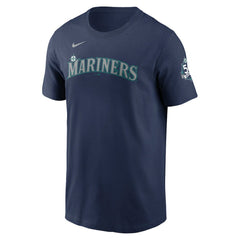 Cal Raleigh Seattle Mariners 50th Season Name & Number T-Shirt - Navy | Nike