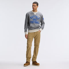 Buffalo Bills IconicFleece Pocket Sweatshirt - Athletic Heather Gray discount