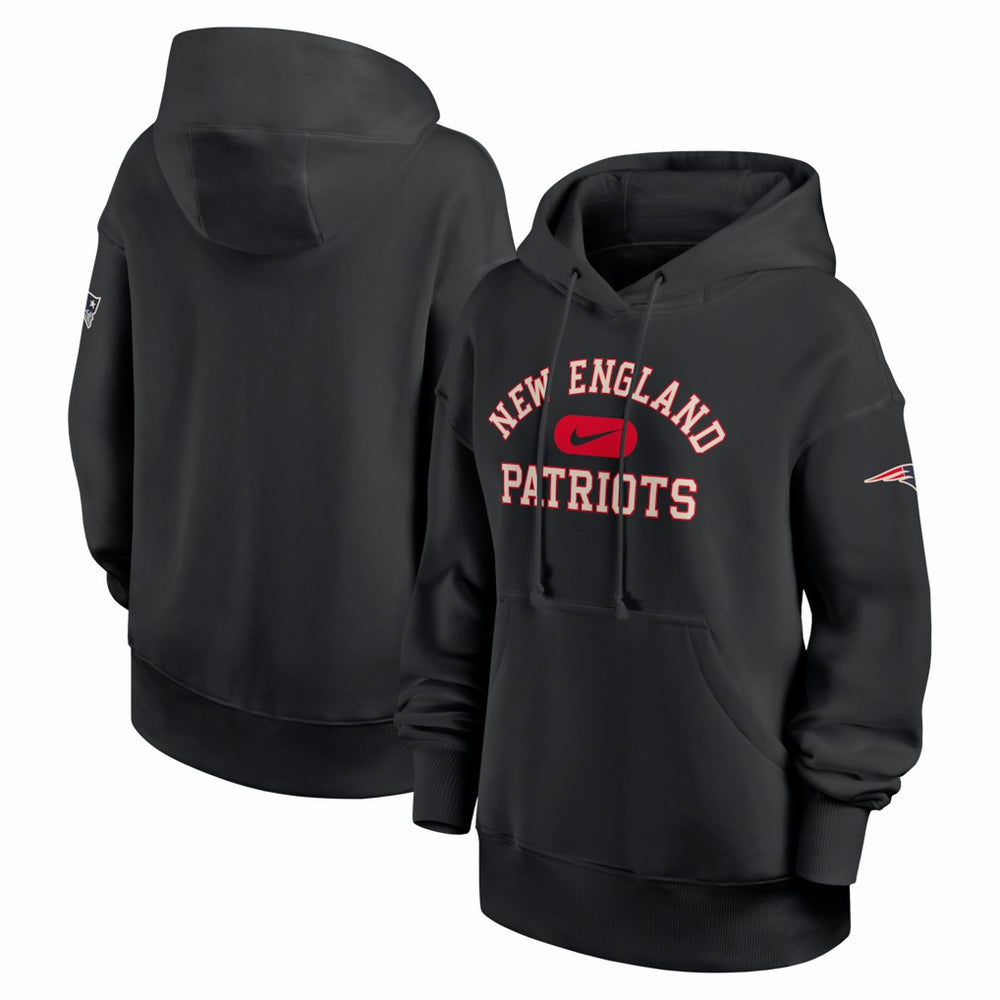 New England Patriots Women's Oversized Legacy Phoenix Hoodie - Black | Nike discount