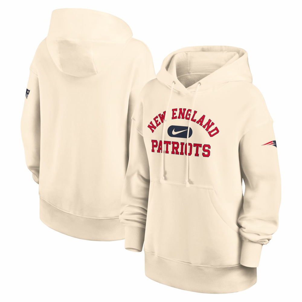 New England Patriots Women's Oversized Legacy Phoenix Hoodie - Natural | Nike on sale