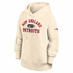 New England Patriots Women's Oversized Legacy Phoenix Hoodie - Natural | Nike on sale