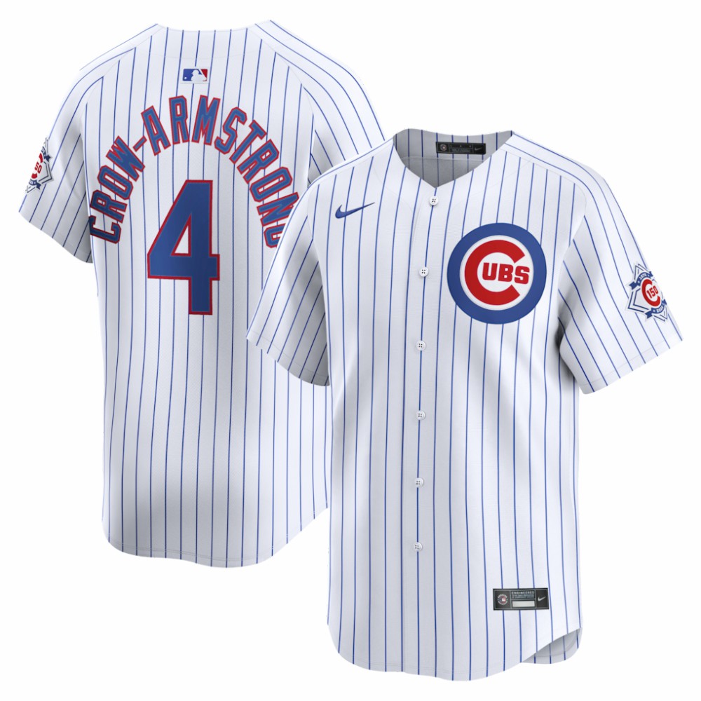 Pete Crow-Armstrong Chicago Cubs 150th Anniversary Limited Jersey - White | Nike