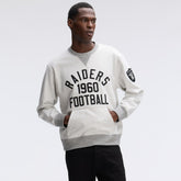 Las Vegas Raiders IconicFleece Pocket Sweatshirt - Heather Gray for sale