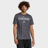 Atlanta Braves Velocity Dri-FIT T-Shirt - Black | Nike