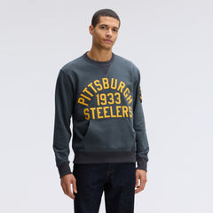 Pittsburgh Steelers IconicFleece Pocket Sweatshirt - Charcoal cheap