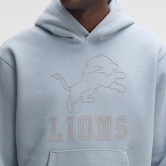 Detroit Lions IconicFleece Flocked Hoodie - Light Blue online