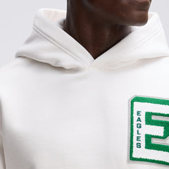 Philadelphia Eagles IconicFleece Letterman Hoodie - Oatmeal discount