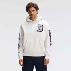 Dallas Cowboys IconicFleece Letterman Hoodie - Oatmeal for sale
