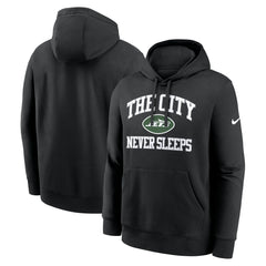 New York Jets The City Never Sleeps Club Fleece Hoodie - Black | Nike sale