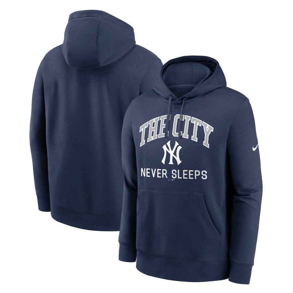 New York Yankees The City Never Sleeps Club Hoodie - Navy | Nike