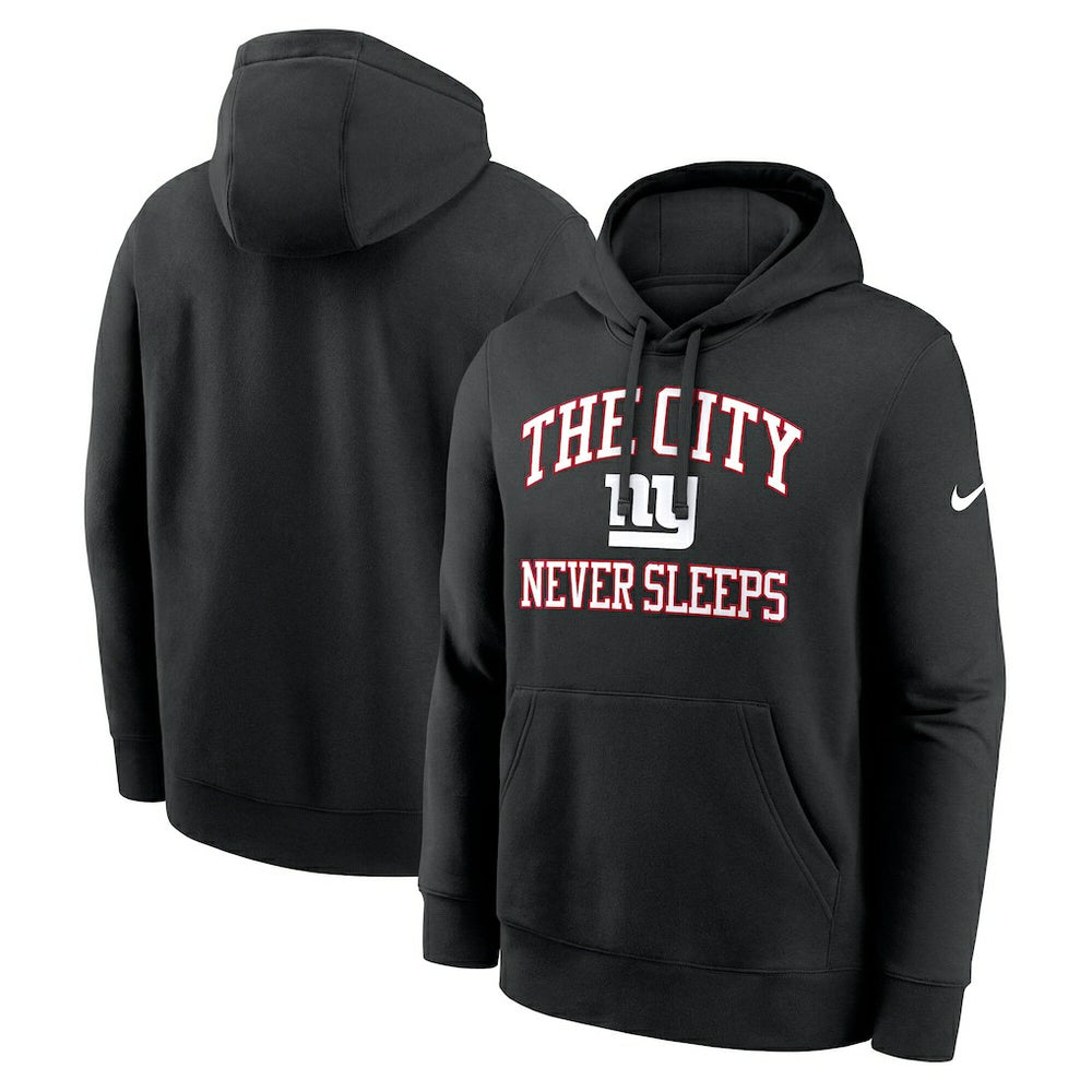 New York Giants The City Never Sleeps Club Fleece Hoodie - Black | Nike cheap