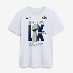 Seattle Seahawks Super Bowl LX Champions Lombardi Trophy T-Shirt - White | Nike sale