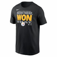 Pittsburgh Steelers 2025 AFC North Division Champions Locker Room Trophy Collection T-Shirt - Black | Nike cheap