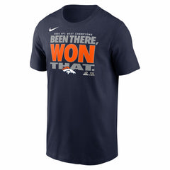 Denver Broncos 2025 AFC West Division Champions Locker Room Trophy Collection T-Shirt - Navy | Nike for sale
