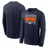 Denver Broncos 2025 AFC West Division Champions Locker Room Trophy Collection Long Sleeve T-Shirt - Navy | Nike outlet