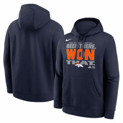 Denver Broncos 2025 AFC West Division Champions Locker Room Trophy Collection Hoodie - Navy | Nike on sale