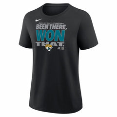 Jacksonville Jaguars Women's 2025 AFC South Division Champions Locker Room Trophy Collection T-Shirt - Black | Nike on sale