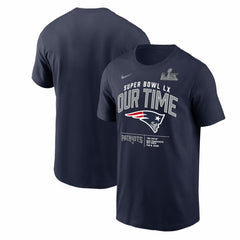 New England Patriots Super Bowl LX Clear Sign T-Shirt - Navy | Nike online