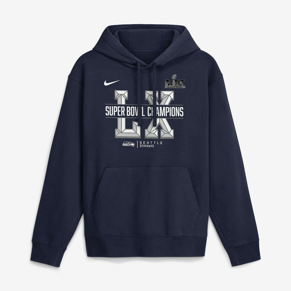Seattle Seahawks Super Bowl LX Champions Sacrifice Hoodie - College Navy | Nike discount
