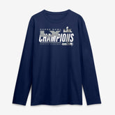 Seattle Seahawks Super Bowl LX Champions Iconic Victory Long Sleeve T-Shirt - College Navy discount