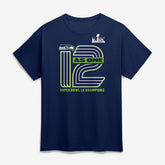 Seattle Seahawks Super Bowl LX Champions Hometown On Top T-Shirt - College Navy outlet
