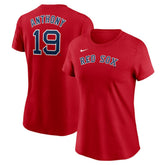 Roman Anthony Boston Red Sox Women's Cooperstown Collection Fuse Name & Number T-Shirt - Red | Nike