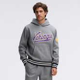 Minnesota Vikings IconicFleece Tipped Hoodie - Athletic Heather Gray outlet