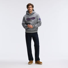 Baltimore Ravens IconicFleece Tipped Hoodie - Athletic Heather Gray online