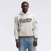 Las Vegas Raiders IconicFleece Tipped Hoodie - Oatmeal sale