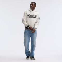 Las Vegas Raiders IconicFleece Tipped Hoodie - Oatmeal sale