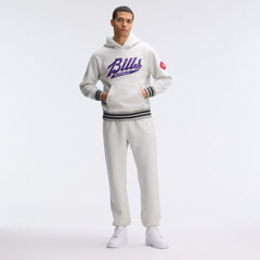 Buffalo Bills IconicFleece Tipped Hoodie - Heather Gray sale