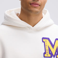 Minnesota Vikings IconicFleece Letterman Hoodie - Oatmeal cheap