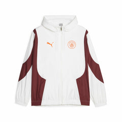 Manchester City 2023/24 Pre-Match Anthem Full-Zip Hoodie Jacket - White | Puma discount