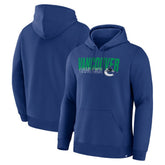 Vancouver Canucks Fanatics Net Minder Legacy Hoodie Blue