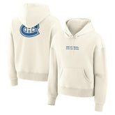 Montreal Canadiens Fanatics Women's Neutral Zone Legacy Hoodie Cream
