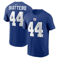 Cam Skattebo New York Giants Name & Number T-Shirt - Royal | Nike on sale