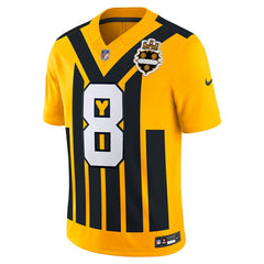 Aaron Rodgers Pittsburgh Steelers Alternate Vapor F.U.S.E. Limited Jersey - Gold | Nike for sale