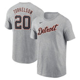 Spencer Torkelson Detroit Tigers Fuse Name & Number T-Shirt - Gray | Nike