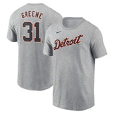 Riley Greene Detroit Tigers Fuse Name & Number T-Shirt - Gray | Nike